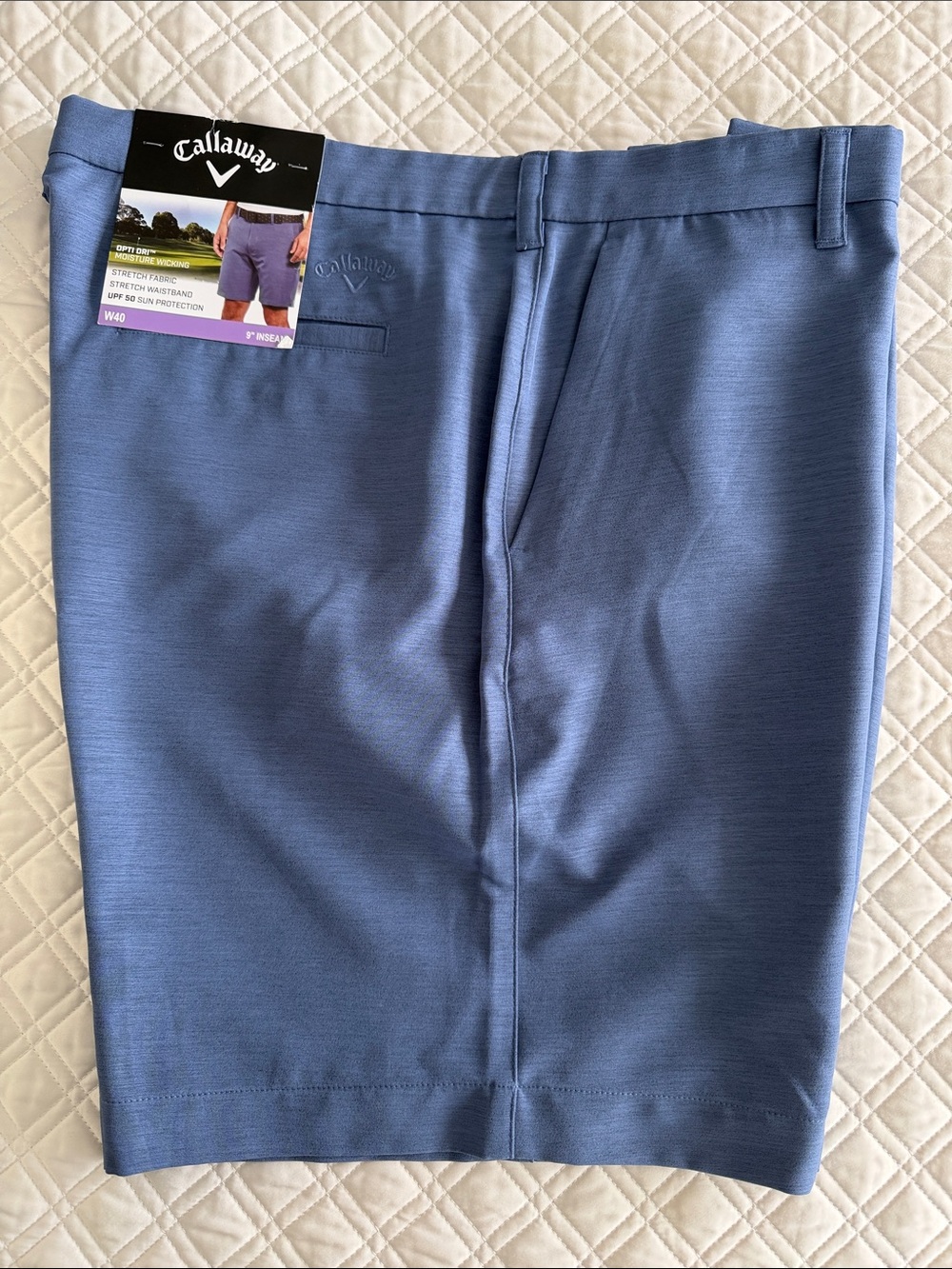 Callaway Men's Slate Blue Athletic Golf Shorts